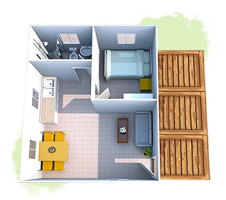 Loft Design Detachable Container House Loft Design Detachable Container House